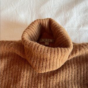 J. Crew Camel Knit Turtleneck